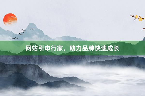 网站引申行家，助力品牌快速成长